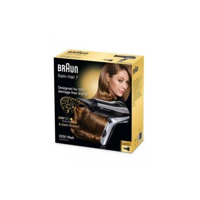 Secador Braun Satin Hair 7 HD730/ 2200W/ Iónico/ Negro 2