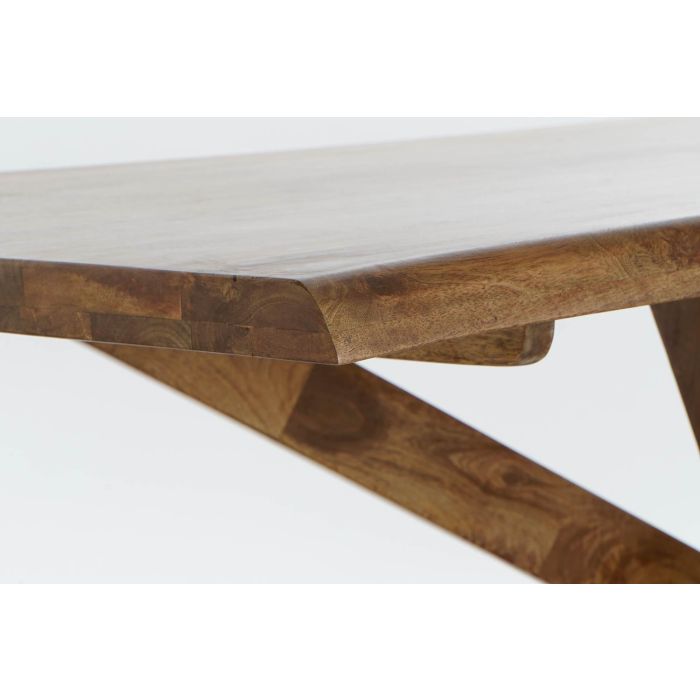 DKD Home Decor Mesa Comedor Colonial Natural 86 x 76 x 180 cm 2