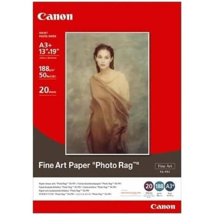 Paquete de 1 papel fotográfico CANON más 260 g / m2 - PP-201 - A3 - 20 hojas 1 Paquete de 1 papel fotográfico CANON más 260 g / m2 - PP-201 - A3 - 20 hojas 1