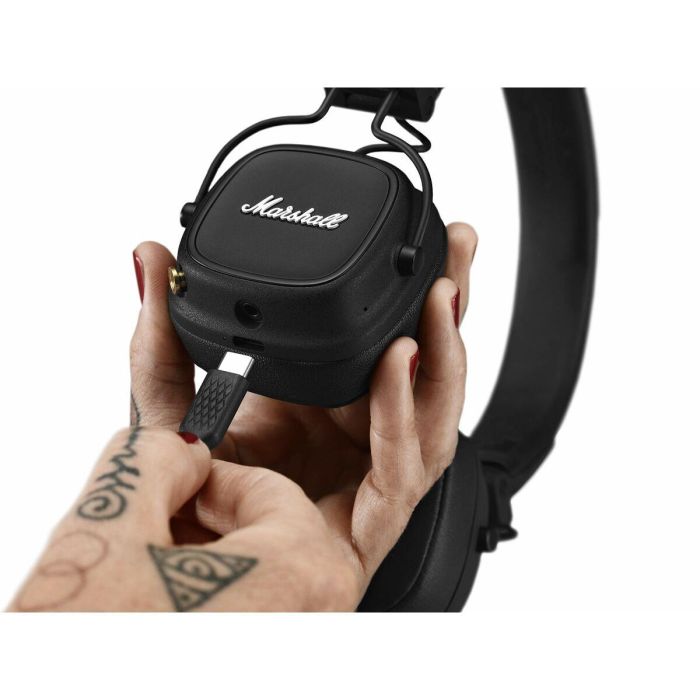 Auriculares Bluetooth con Micrófono Marshall Major IV Negro 5