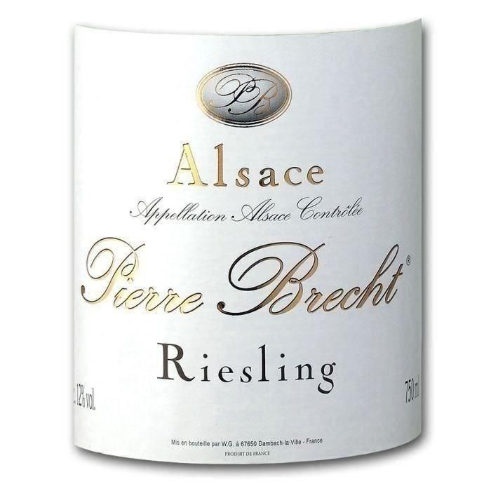 Pierre Brecht Riesling - Vino blanco de Alsacia 1