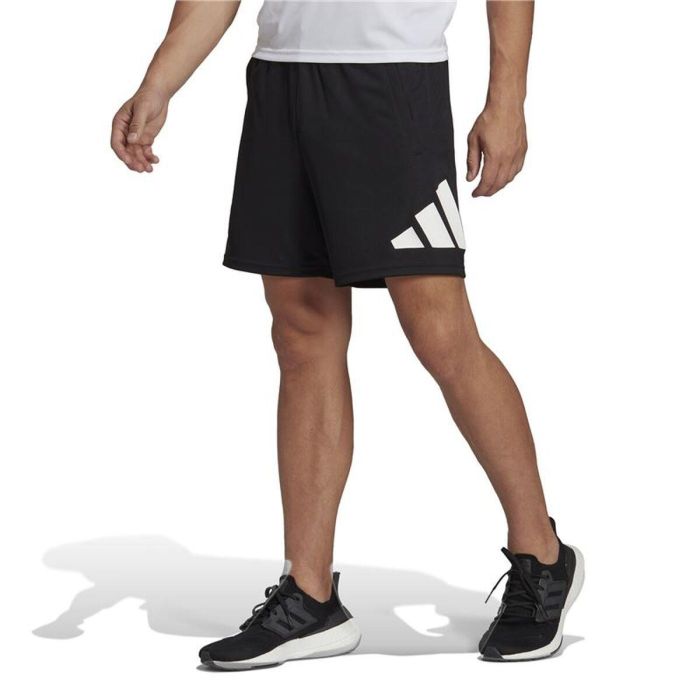Pantalón Corto Deportivo Adidas Essentials Tr-Es Logo Negro Hombre 5