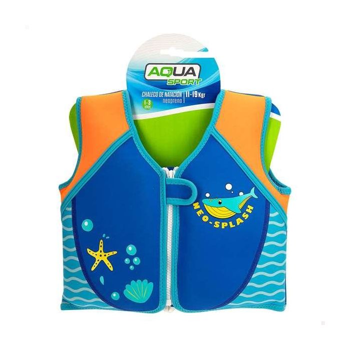 Chaleco natación de neopreno aqua sport con ayuda a flotación ( talla1-3 año) 6 Chaleco natación de neopreno aqua sport con ayuda a flotación ( talla1-3 año) 6