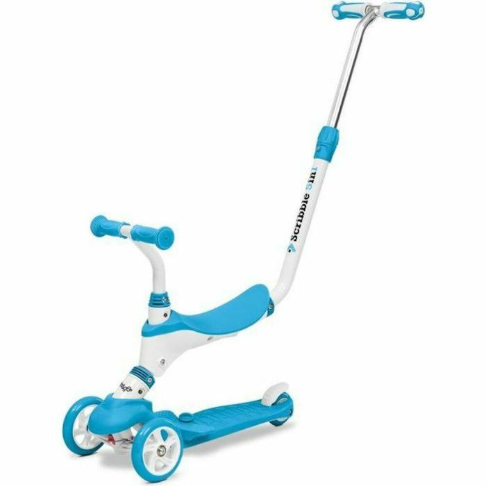 Mondo On and Go Scribble Scooter 5 en 1, 3 Ruedas Progresivas, ABEC-5, Plegable, Ajustable, Azul 0 Mondo On and Go Scribble Scooter 5 en 1, 3 Ruedas Progresivas, ABEC-5, Plegable, Ajustable, Azul 0