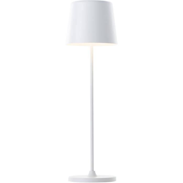 Lámpara de mesa LED KAAMI BRILLIANT - 2W - IP44 - Metal y plástico - Blanco mate 1