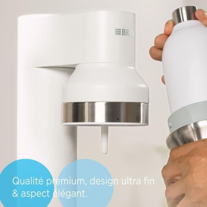 Máquina de agua con gas BRITA sodaTRIO - Blanco 5