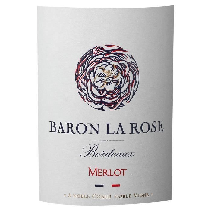 Barón La Rosé Merlot 2022 Burdeos - Burdeos Rost Wine 1