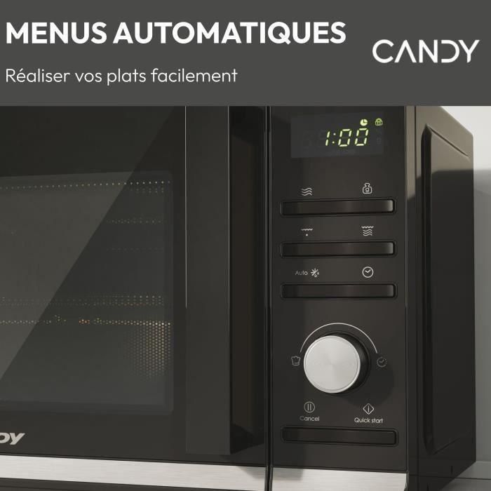 Candy CMGA20TNDB Microondas Grill 20L, 700W Microondas, 1000W Grill, Panel Digital 3 Candy CMGA20TNDB Microondas Grill 20L, 700W Microondas, 1000W Grill, Panel Digital 3