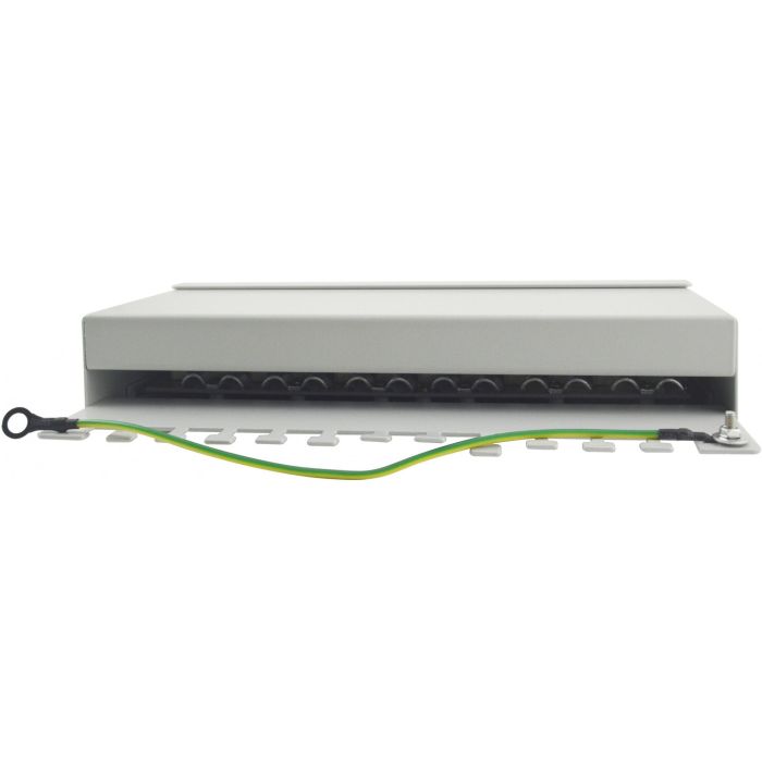 Equip Patchpanel 12x RJ45 Cat6 FTP Desktop ISO/IEC hellgrau 1