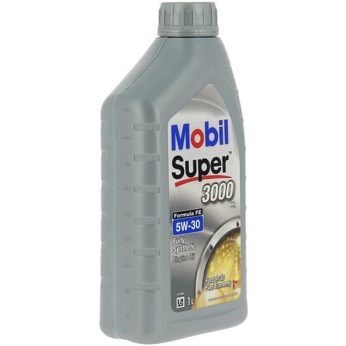 Bidón de aceite de motor - MOBIL - S3000 5W30 FE - 1 L - 4 estaciones 1 Bidón de aceite de motor - MOBIL - S3000 5W30 FE - 1 L - 4 estaciones 1