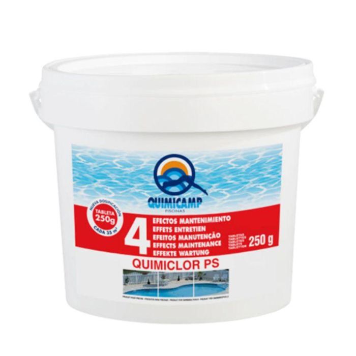 Cloro Pastillas 4-Efectos 5-Kg Quimicamp Desinfeccion Floculante Algicida Antical. Qp Cloro Pastillas 4-Efectos 5-Kg Quimicamp Desinfeccion Floculante Algicida Antical. Qp