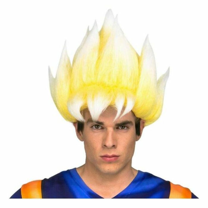 Peluca adulto sayan goku talla única