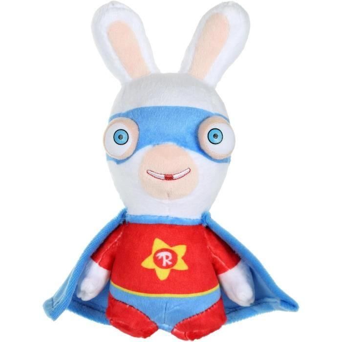 CONEJOS CRETINS Super Hero Plush Red Sound - 18 cm CONEJOS CRETINS Super Hero Plush Red Sound - 18 cm
