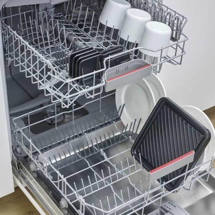 Severin RG2360 Parrilla Raclette para 4 Personas Compacta 24x24 cm Negro con Cacerolas y Espátulas 2