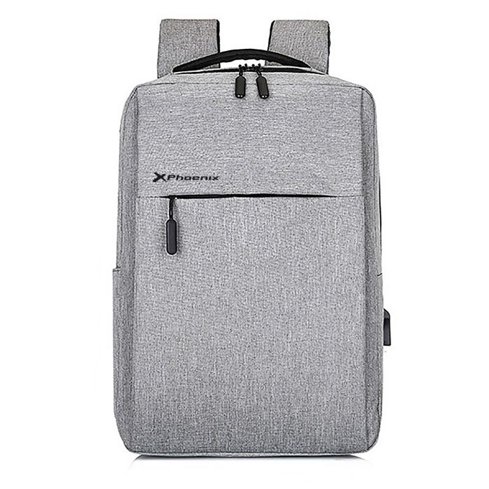 Phoenix technologies Mochila Michigan para portátil 15.6", con USB, resistente a lluvia, espalda acolchada, ideal oficina y estudios Phoenix technologies Mochila Michigan para portátil 15.6", con USB, resistente a lluvia, espalda acolchada, ideal oficina y estudios