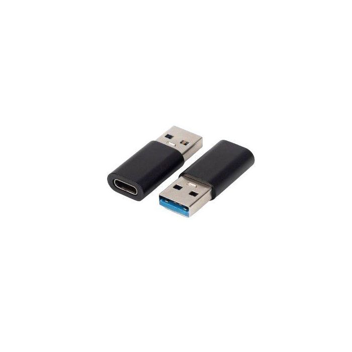 MicroConnect Adaptador USB-A a USB-C, Conecta Dispositivo USB Tipo A a Cable USB-C, Negro