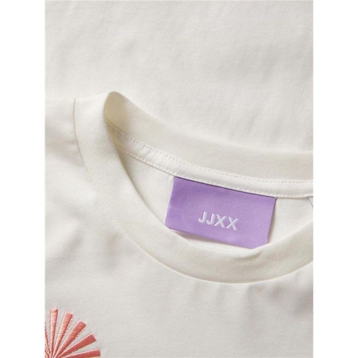 Camiseta de Manga Corta Mujer Jack & Jones Jxpaige Blanco