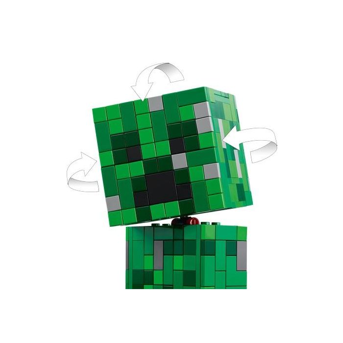 Lego Minecraft El Creeper Figura de Acción Construible Articulada, Set con 665 Piezas para Niños +10 Años 3 Lego Minecraft El Creeper Figura de Acción Construible Articulada, Set con 665 Piezas para Niños +10 Años 3