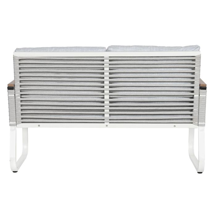 Sofa DKD Home Decor Blanco Blanco 69 x 79 x 128 cm Set de 5 2 Sofa DKD Home Decor Blanco Blanco 69 x 79 x 128 cm Set de 5 2