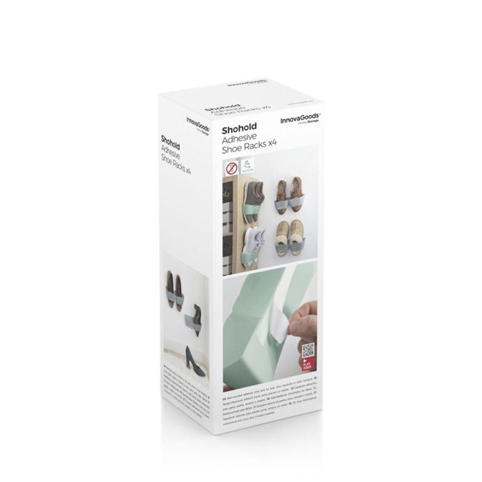 Zapateros Adhesivos Shohold InnovaGoods Pack de 4 uds 1 Zapateros Adhesivos Shohold InnovaGoods Pack de 4 uds 1