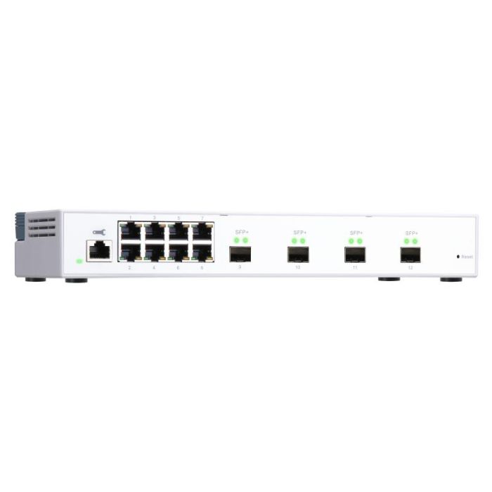 Qnap Switch QSW-M408S 8 Puertos Gigabit LAN 4 Puertos 10GbE SFP+ Smart Managed 2