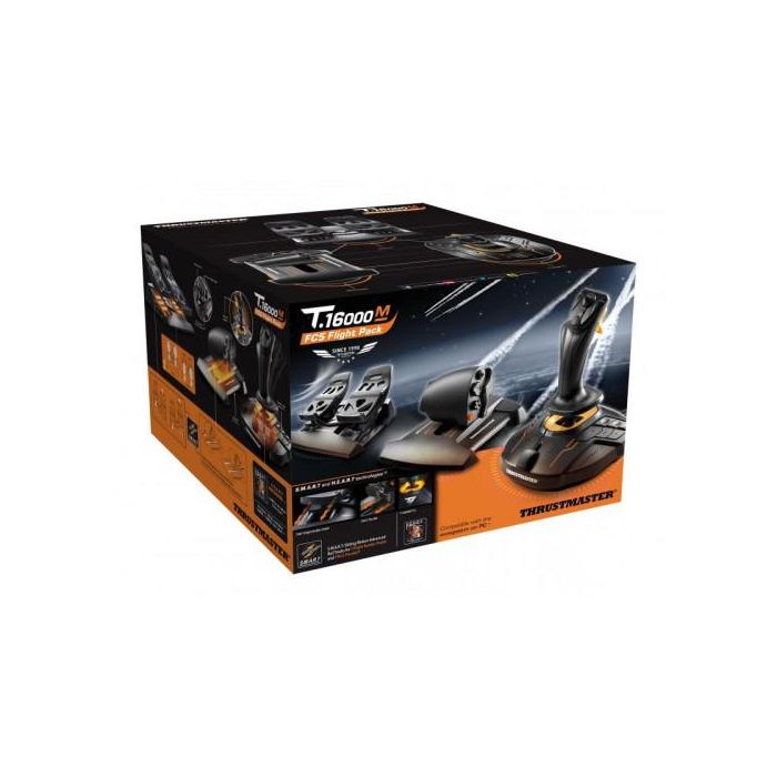 Thrustmaster T.16000M FCS Flight Pack Joystick Palanca de Mando Inalámbrico USB para PC MAC 6