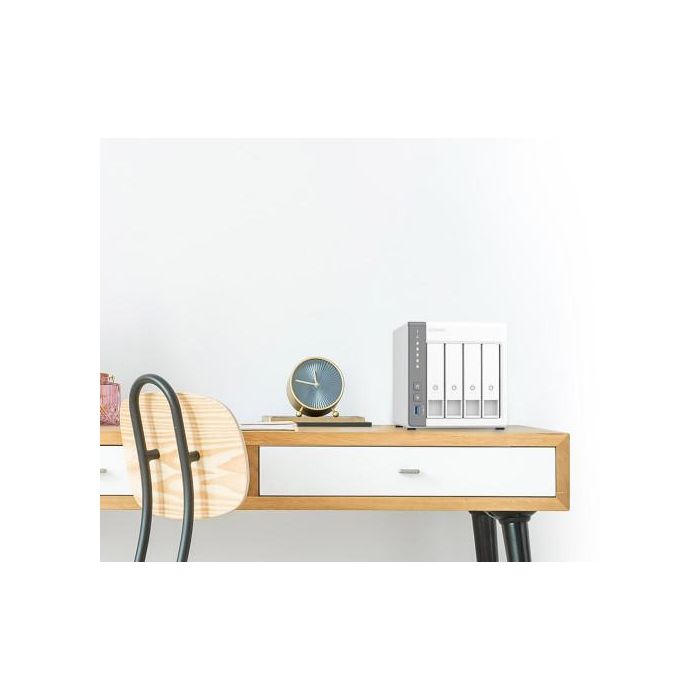 QNAP TS-433-4G NAS SOHO 2 Bahías 2.5GbE 4GB RAM Procesador ARM Cortex A55 2.0 GHz Blanco 1 QNAP TS-433-4G NAS SOHO 2 Bahías 2.5GbE 4GB RAM Procesador ARM Cortex A55 2.0 GHz Blanco 1