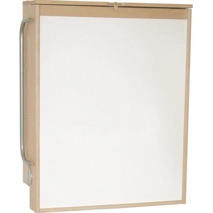 Roba ROB4005317251370 Cambiador Plegable de Pared DSCHUNGELBABY con Colchón Rayas Multicolor, 2 Estantes Integrados, Madera Natural 3 Roba ROB4005317251370 Cambiador Plegable de Pared DSCHUNGELBABY con Colchón Rayas Multicolor, 2 Estantes Integrados, Madera Natural 3