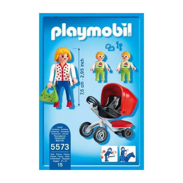 Mama con carrito de gemelos playmobil city life 2 Mama con carrito de gemelos playmobil city life 2