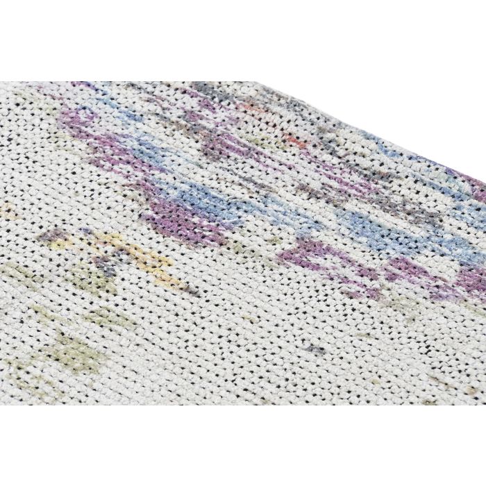 DKD Home Decor Alfombra Árabe Blanco Multicolor 230x160 cm Algodón Poliéster 1200 gsm 2 DKD Home Decor Alfombra Árabe Blanco Multicolor 230x160 cm Algodón Poliéster 1200 gsm 2