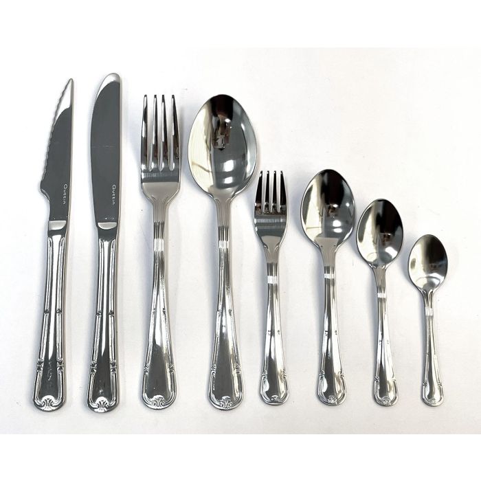 Inde Set de 2 Cuchillos de Mesa "Sofia" de Acero Inoxidable, 22 cm, Ideales para Uso Diario, Diseño Elegante y Duradero (12 Cajas)