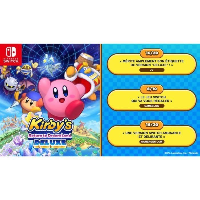 El regreso de Kirby a Dream Land Deluxe - Edición estándar | Juego de Nintendo Switch 1 El regreso de Kirby a Dream Land Deluxe - Edición estándar | Juego de Nintendo Switch 1