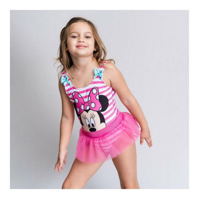 Bañador Niña Minnie Mouse Rosa 4 Bañador Niña Minnie Mouse Rosa 4