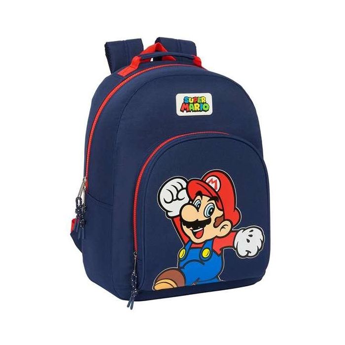 Mochila Safta Adaptable A Carro Super Mario World 420x320x150 mm Mochila Safta Adaptable A Carro Super Mario World 420x320x150 mm