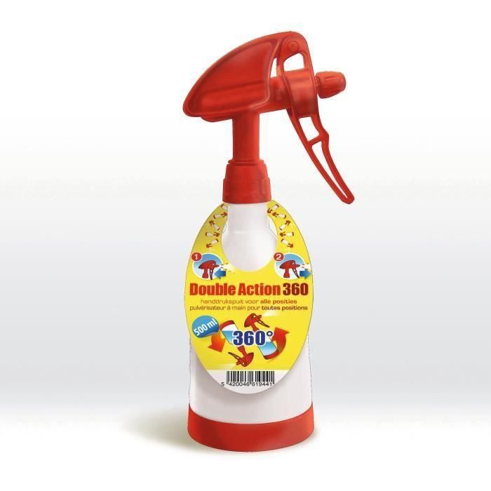 BSI - Spray Doble Acción 360° 500ml - Se puede utilizar en todas las posiciones para jardín y hogar