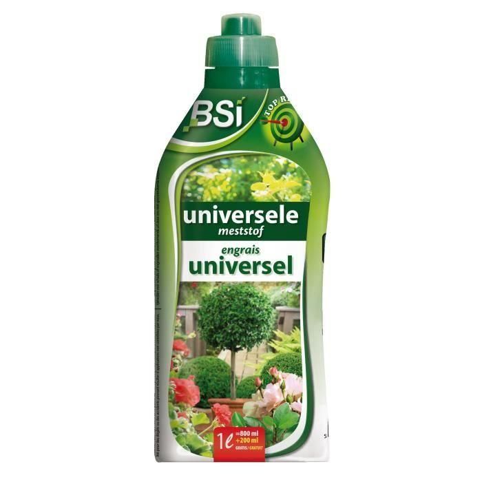 Abono universal - BSI - Planta de interior / balcón - Con Oligoelementos y Quelatos - 1 L