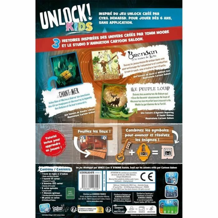 Asmodee ASM3558380116158 ¡Descubrir! Niños: Historias de la Isla Esmeralda 4