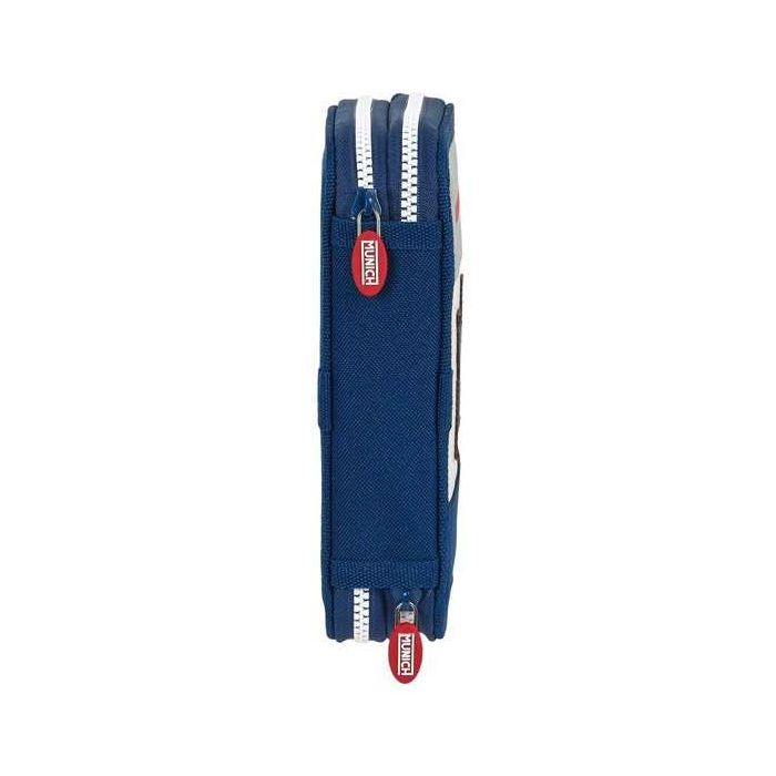 Estuche Escolar con Accesorios Munich College Gris 12.5 x 19.5 x 4 cm (28 piezas) 2 Estuche Escolar con Accesorios Munich College Gris 12.5 x 19.5 x 4 cm (28 piezas) 2