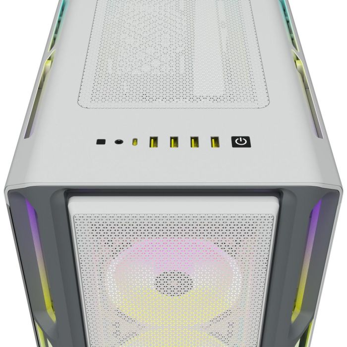 Corsair 5000T iCUE Midi Torre RGB Cristal Templado Blanca 7 Corsair 5000T iCUE Midi Torre RGB Cristal Templado Blanca 7