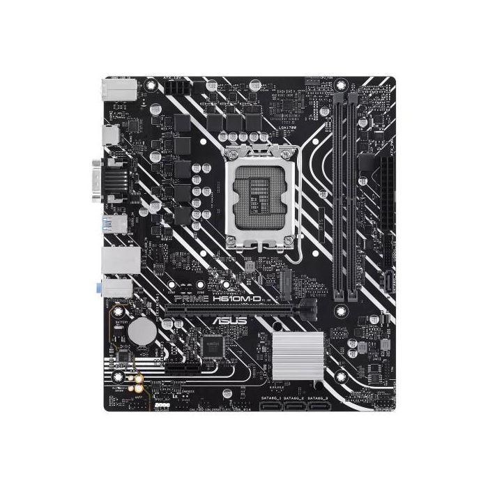 Placa Asus Prime H610M-D,Intel,1700,H610,2Ddr5,96Gb,Vga+Hdmi,4Sata3,1M.2,2Usb2.0,2Usb3.2,Usb-C,1Gblan,Matx