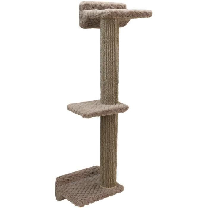 Rocódromo para gatos - KERBL - MONTE ALPI - 8 piezas - Gris - Torre de escalada 3