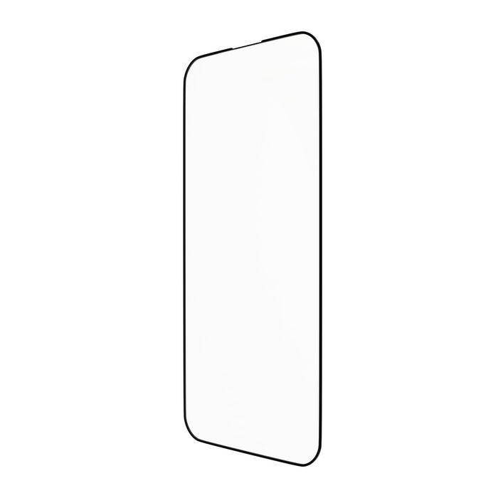 dbramante1928 Protector Pantalla eco-shield iPhone 15 Pro Borde Negro Irrompible Reciclado 0.4mm compatible con Funda 2