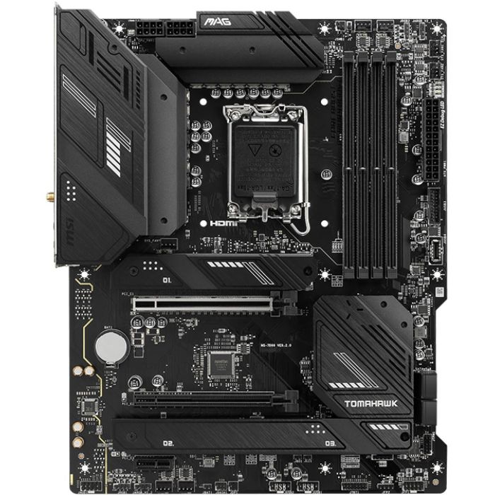 MSI MAG B760 TOMAHAWK WiFi Placa Base ATX LGA 1700 para Intel DDR5 Wi-Fi 6E 2.5 Gigabit Ethernet Bluetooth 5.3 1 MSI MAG B760 TOMAHAWK WiFi Placa Base ATX LGA 1700 para Intel DDR5 Wi-Fi 6E 2.5 Gigabit Ethernet Bluetooth 5.3 1