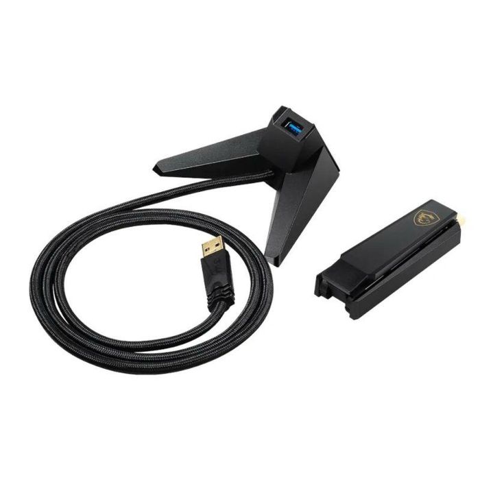 Adaptador de Red MSI AXE5400 Negro 13 Adaptador de Red MSI AXE5400 Negro 13