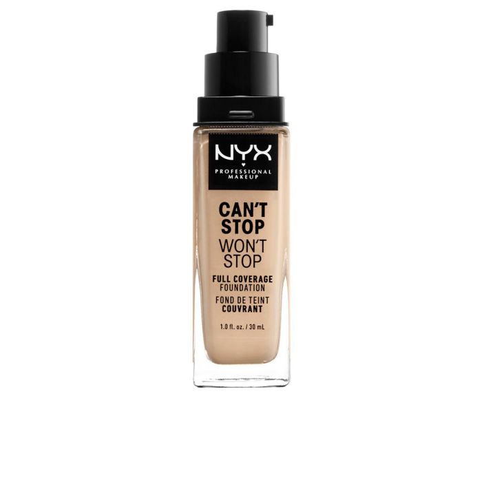 Base de Maquillaje Fluida Can't Stop Won't Stop NYX (30 ml) (30 ml) 16 Base de Maquillaje Fluida Can't Stop Won't Stop NYX (30 ml) (30 ml) 16