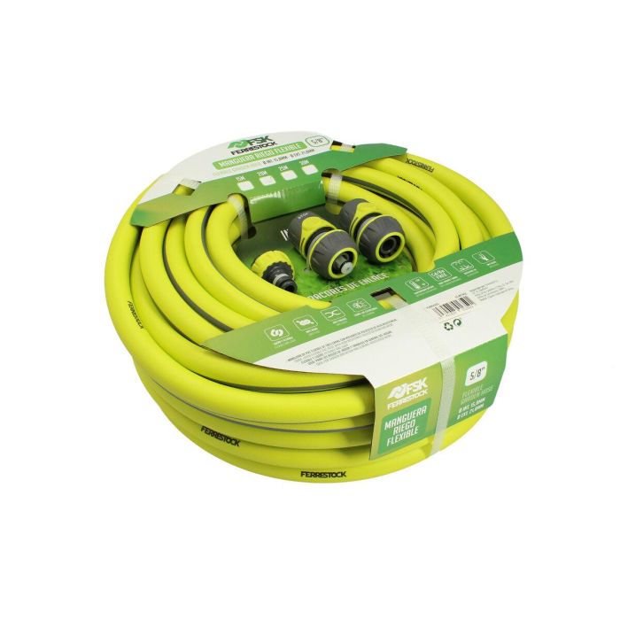 Manguera Ferrestock 5/8" Poliéster 20 bar 20 m Flexible 2 Manguera Ferrestock 5/8" Poliéster 20 bar 20 m Flexible 2