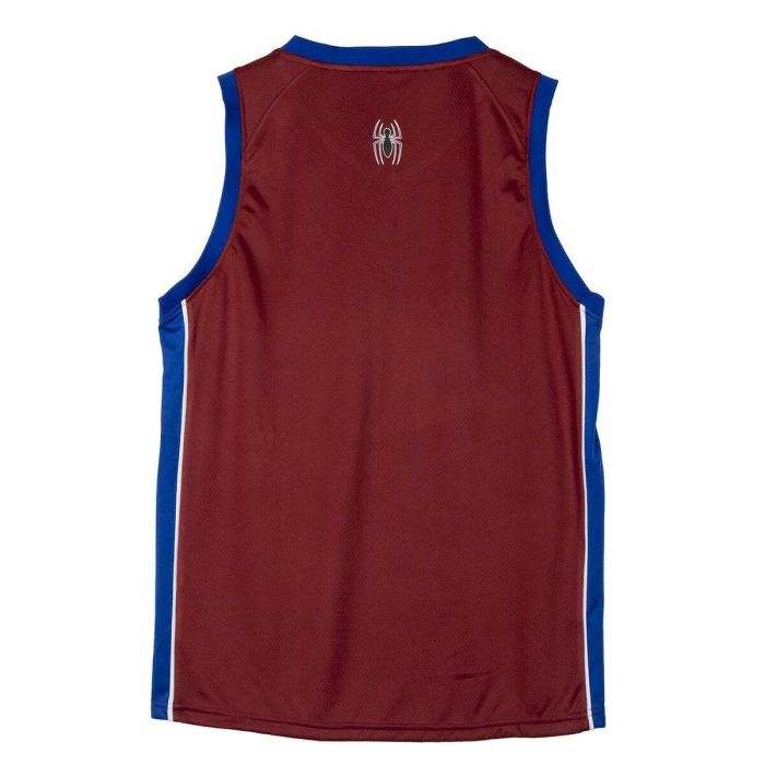 Camiseta de baloncesto Spider-Man Rojo Unisex 3 Camiseta de baloncesto Spider-Man Rojo Unisex 3