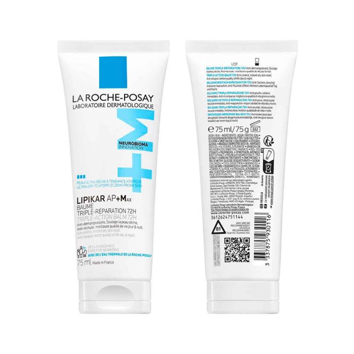 La Roche Posay LIPIKAR AP+ MAX bálsamo triple reparación 72H 75 ml 1