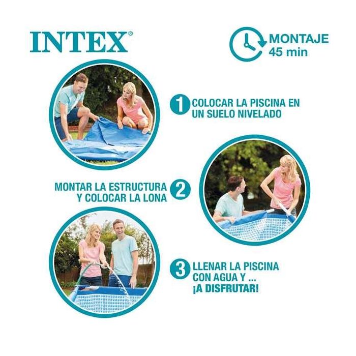 Piscina Desmontable Intex Baltik 457 x 122 x 457 cm 1