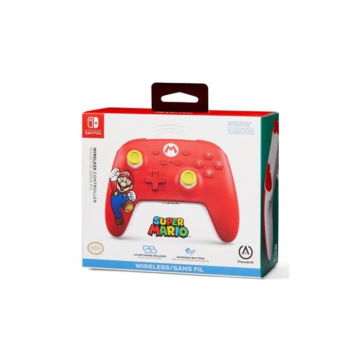 Power A NSGP0012-01 Mando Inalámbrico para Nintendo Switch con Diseño de Mario 8 Power A NSGP0012-01 Mando Inalámbrico para Nintendo Switch con Diseño de Mario 8
